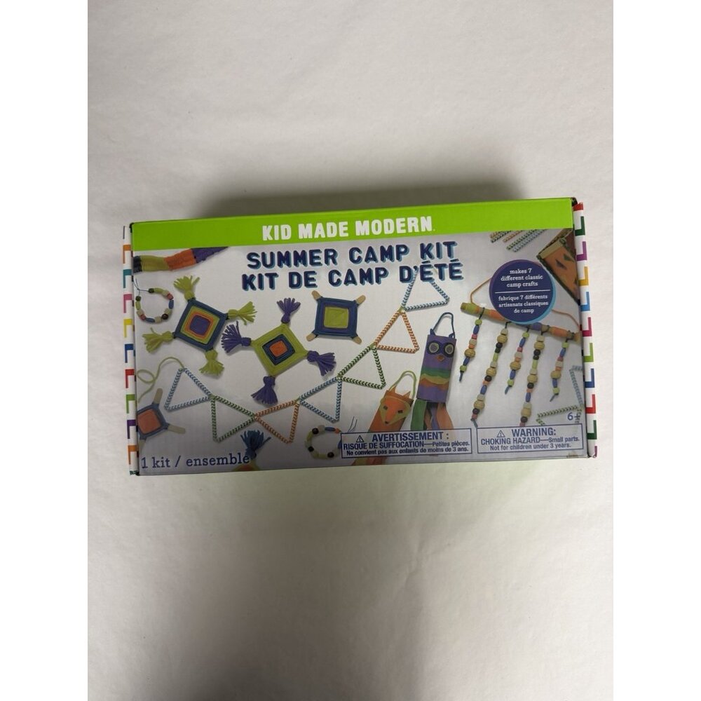 New Kid Made Modern Summer Camp Craft Kit - 7 Classic Camp Crafts - Age 6+